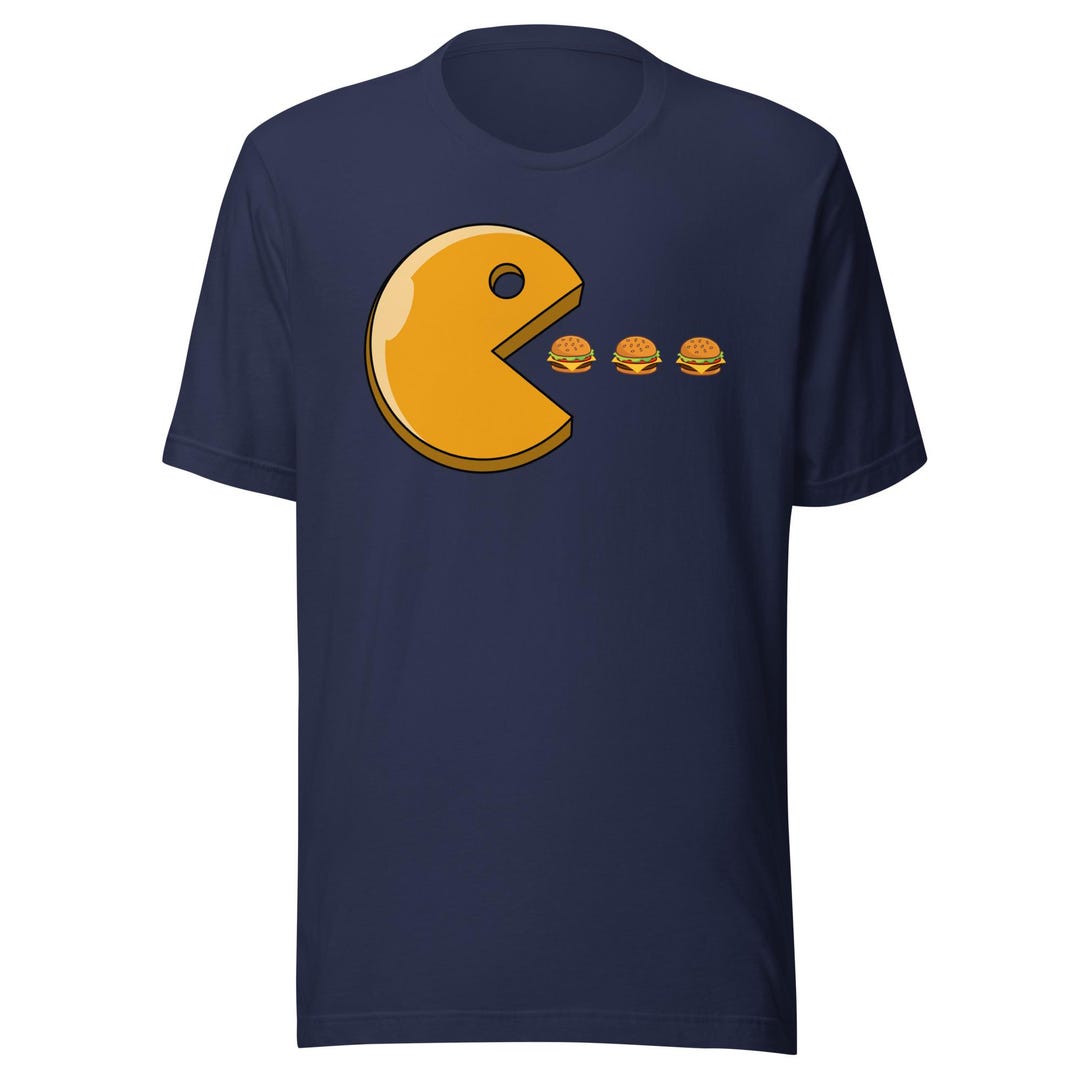 Pac-man With Cheese Super Soft Unisex T-shirt (901 Pig BBQ) - Etsy