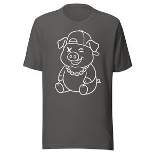 Camiseta unisex supersuave City Pig (901 Pig BBQ)