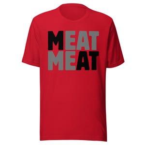 Camiseta unisex súper suave Eat Meat (901 Pig BBQ)
