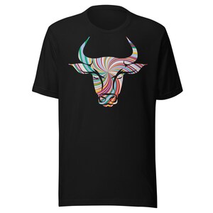 Camiseta unisex súper suave de vaca colorida (901 Pig BBQ)