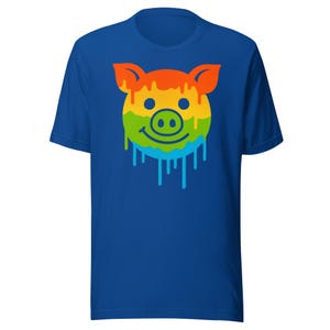 Camiseta unisex supersuave de cerdo pintado (901 Pig BBQ)