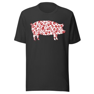 Camiseta unisex supersuave de Skull Pig (901 Pig BBQ)