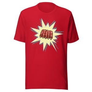 Camiseta unisex súper suave Super Rib (901 Pig BBQ)