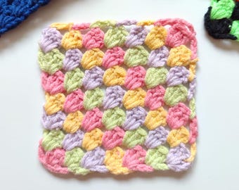 C2C Granny Square Crochet Pattern, Beginner-Friendly, Easy and Quickly Crochet Pattern for Blanket & Afghan, Instant Download Pdf