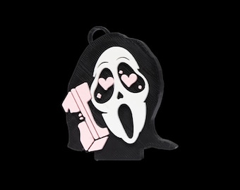 Ghostface con ojos de corazón puede abrir pestañas