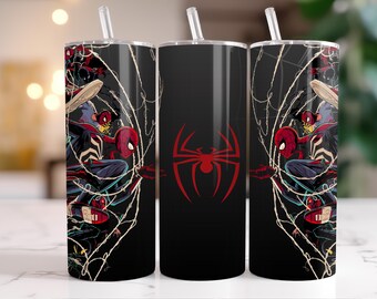 Opakowanie na kubek 3D Spiderman: sublimacja z kreskówkowym wzorem (pobranie cyfrowe)