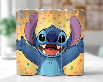 スティッチ タンブラーラップ PNG: 20オンス昇華デザイン (デジタルダウンロード)