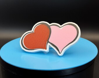 Hearts  Bogg Bag Charm