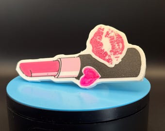 Lipstick and Kiss Bogg Bag Charm