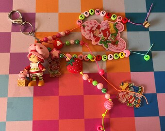 Porte-clés Peluche Cheer Bear Care Bears - Pouch à Fermeture éclair - Neuf Avec étiquettes - Fille