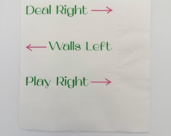 Servilletas de Mahjong - Flechas