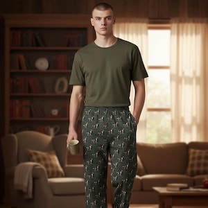Vogel Hund Jagd Pyjama Hose, Pointer Lounge Wear