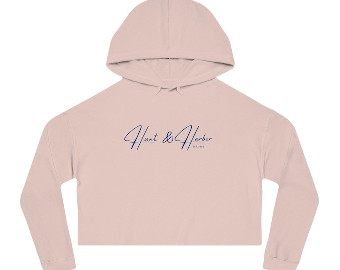 Hunt & Harbor Womens Cropped Hoodie