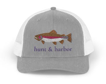 Trout Snapback Trucker Cap (Embroidery)