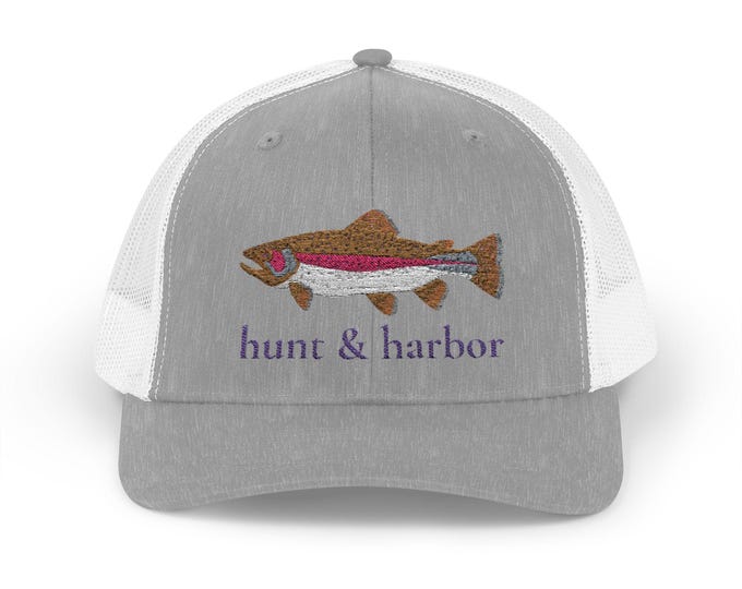 Trout Snapback Trucker Cap (Embroidery)