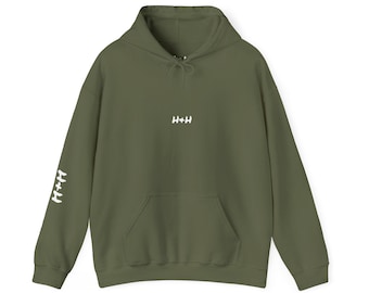Minimalist Logo Hoodie with Hunt & Harbor Design