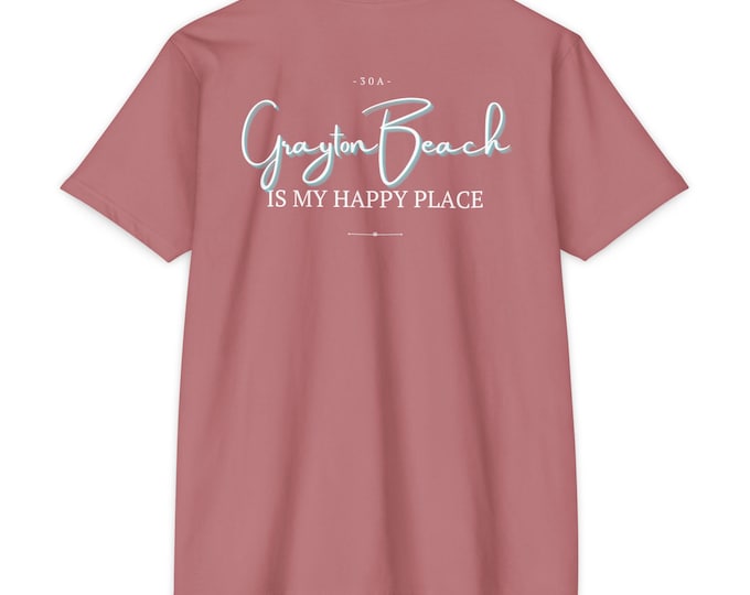 Hunt & Harbor Grayton Beach Vibes Unisex T-shirt, Casual Summer Tee, Gift for Beach Lovers, Perfect for Vacations, Relaxed Fit Wear