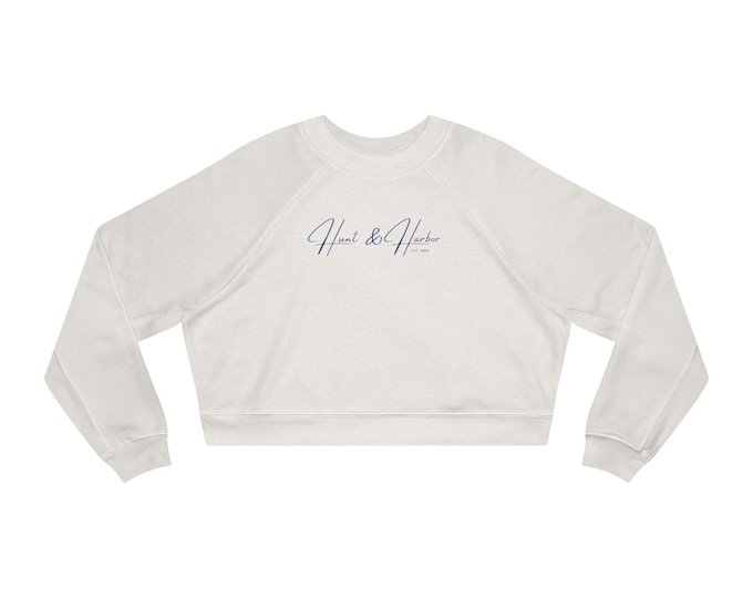 Hunt & Harbor Womens Cropped Fleece Pullover
