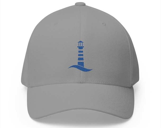 Lighthouse Coastal Embroidered Cap - Hunt & Harbor