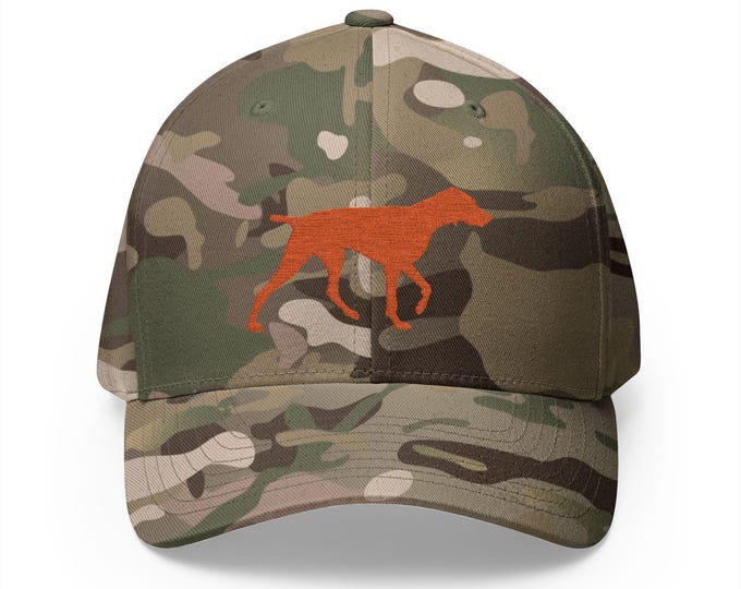 Pointer Hunting American Flag Embroidered Cap - Hunt & Harbor