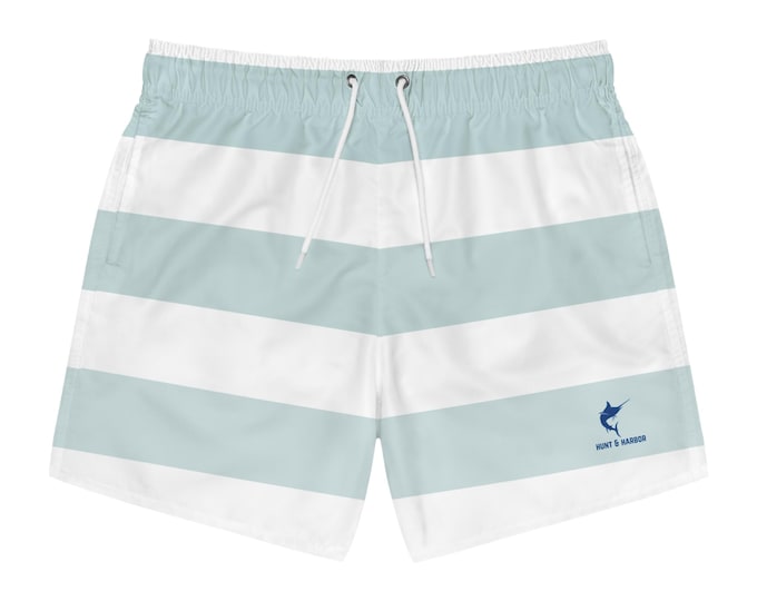 Men's Swim Trunks, Marlin Icon Stripes