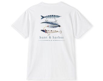 Fishing Lure Unisex Pocket Tee