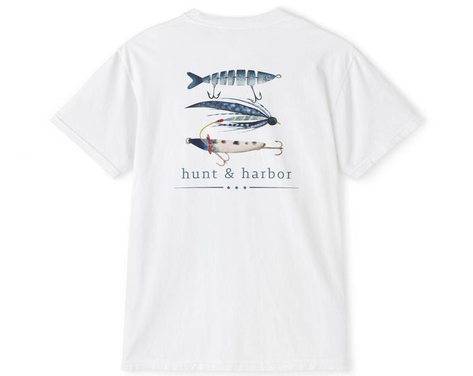 Fishing Lure Unisex Pocket Tee