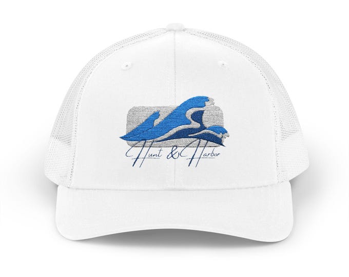 Hunt the Harbor Snapback Trucker Cap - Coastal Vibe Hat for Beach Lovers