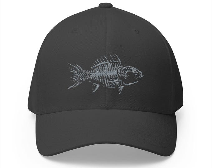 Bony Fish Trucker Cap (Embroidered)