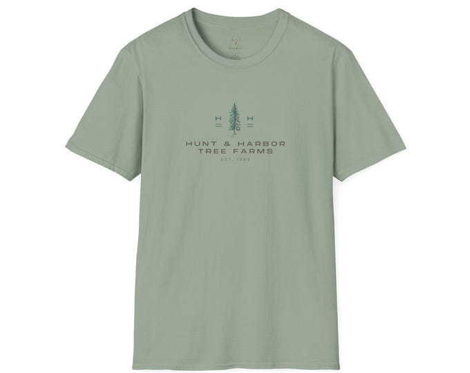 Tree Farm Unisex Softstyle T-Shirt - Perfect for Outdoor Enthusiasts and Nature Lovers