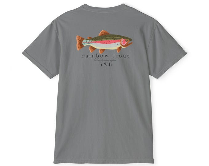 Trout Unisex Pocket Tee