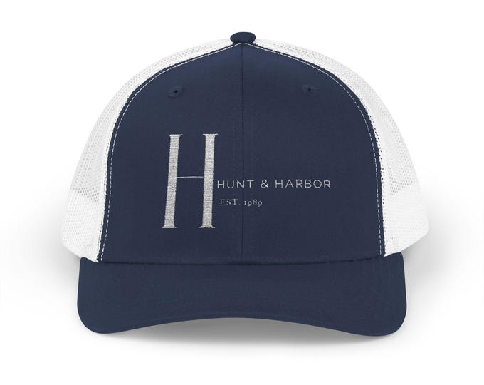 Hunt & Harbor Single H Logo Snapback Trucker Cap