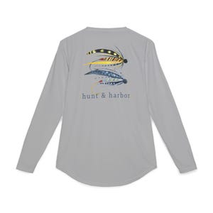 Fishing Hook Men&#39;s UV Protection Long Sleeve Shirt, Lightweight Sun Shirt, Outdoor Activewear, Beachwear, Fishing Shirt, Summer Essentials