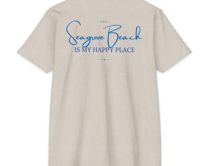 Hunt & Harbor Seagrove Beach Vibes Unisex T-shirt, Casual Summer Tee, Gift for Beach Lovers, Perfect for Vacations, Relaxed Fit Wear