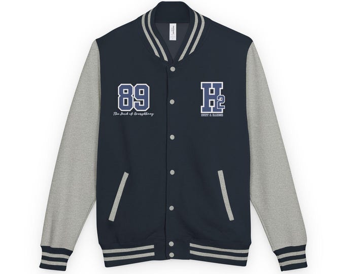 Stylish Unisex Heavyweight Letterman Jacket, Cozy Fall Layer, Vintage College Style, Perfect for Game Days, Casual Outings, Team Spirit Wear