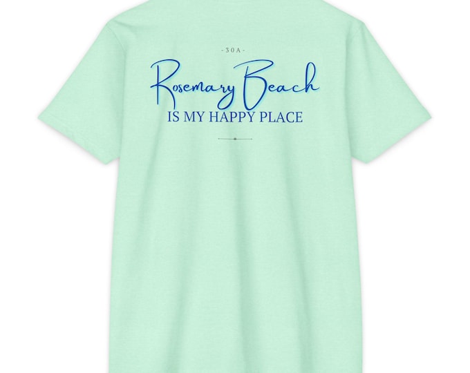 Hunt & Harbor Rosemary Beach Vibes Unisex T-shirt, Casual Summer Tee, Gift for Beach Lovers, Perfect for Vacations, Relaxed Fit Wear