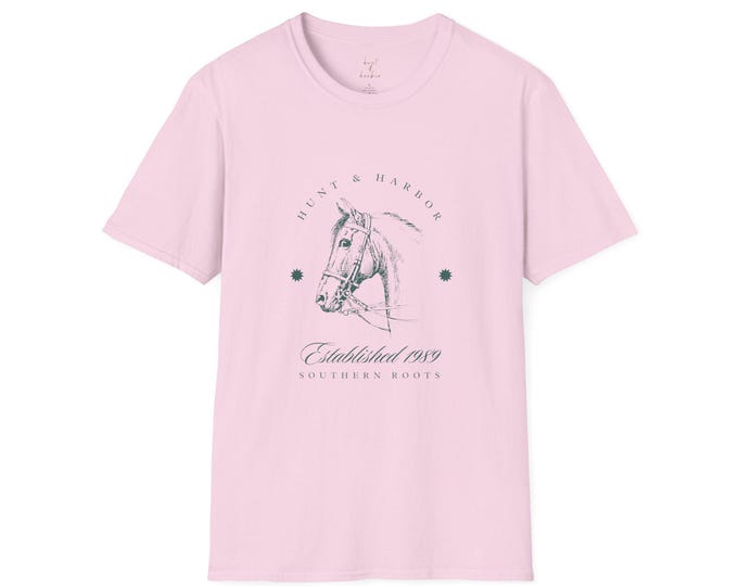 Horse Southern Roots Unisex Softstyle T-Shirt - Perfect for Outdoor Enthusiasts and Nature Lovers