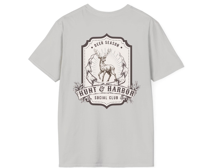 Deer Season Vintage Unisex Softstyle T-Shirt - Perfect for Outdoor Enthusiasts and Nature Lovers