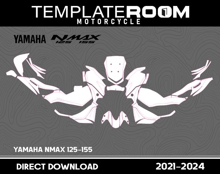 Nmax Motcycle Rider Graphics Templates Graphics YAMAHA NMAX 125-155 2021-2024 Vector Pdf. Ai. Eps ...