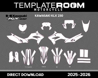 KAWASAKI NINJA ZX-6R 2019-2023 Motorcycle 1:1 Vector Graphic