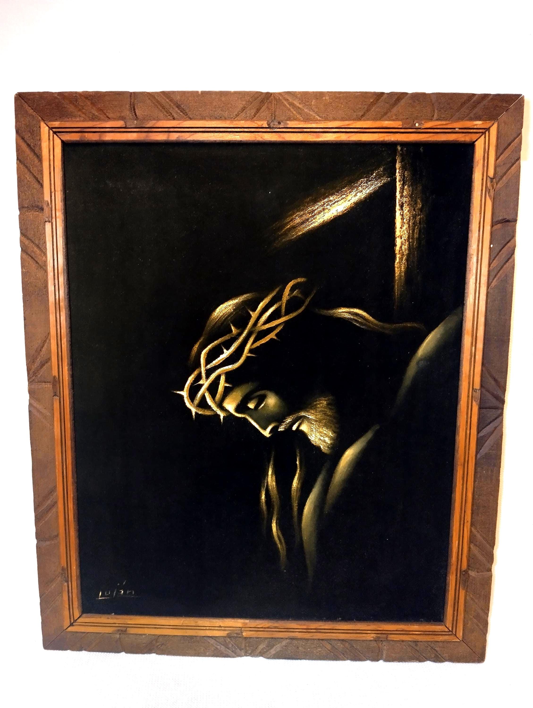 70's☆ベルベッドアート☆リス☆絵画☆ビンテージ☆オールド