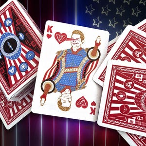 Vought Confidential Playing Cards: The Boys TV Inspired Poker Deck, Homelander Collector Gift