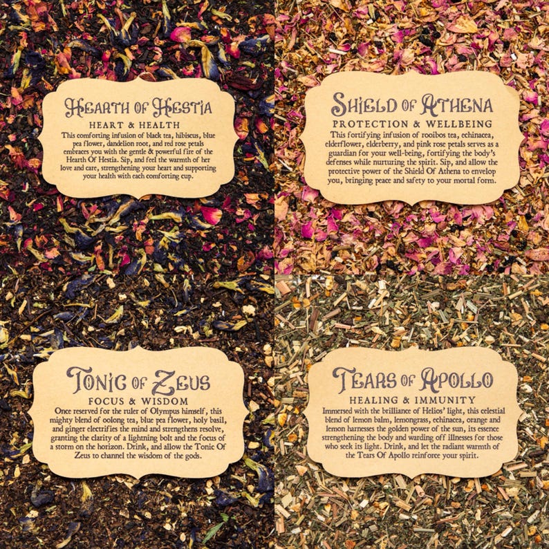 Herbal Tea Sampler Gift Box - Etsy