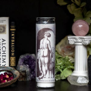 Juno | Hera Devotional Candle - Hellenic Queen of the Gods Worship Candle | Pagan Altar Offering | Greek Mythology Gift