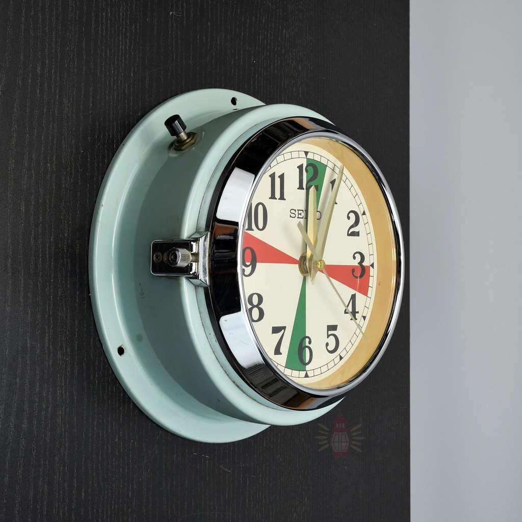 SEIKO セイコー　ウォールクロック　1960〜1970年代　ビンテージ Vintage Seiko Transistor Wall Clock - 1960s Electric Clock With