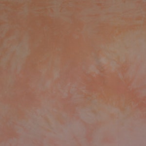 236 - Half-yard pale orange hand dyed cotton muslin fabric