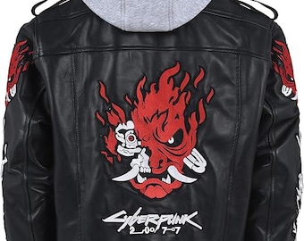 Samurai Fleece Hoodie: Gaming Cosplay Jacket with Removable Hood