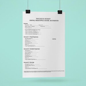 Money Management Paycheck Budget Personal Finance Budget Income and Expense Tracker Spending Log Financial Digital Products Budgeting