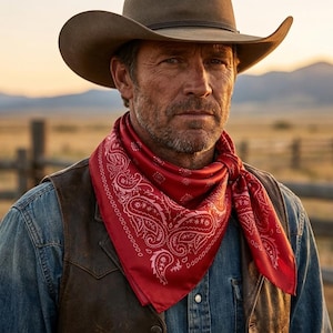 Amscan Western Pappteller – Bandana & Jeans-Style – 8 Stück, 26,7 Cm – Perfekt Für Cowboy-Partys & Rodeo-Feiern