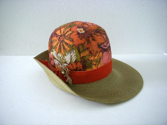 Vintage Hat by Su-Zan Originale - 70s Boho Chic W… - image 8